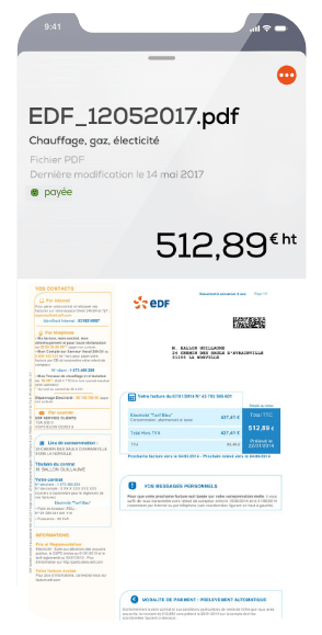 ecran mobile vos documents